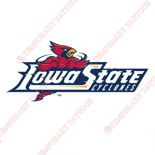 Iowa State Cyclones Customize Temporary Tattoos Stickers NO.4662
